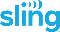 Sling TV Logo in light blue